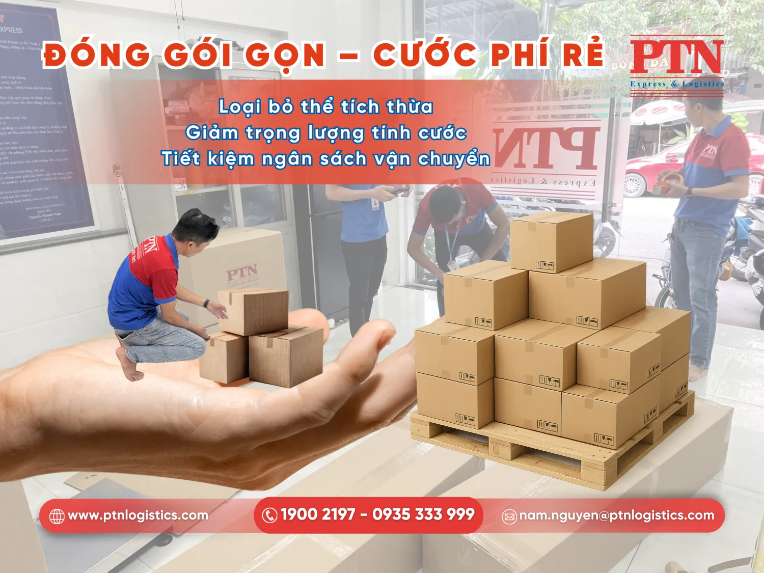 Tối ưu hóa đóng gói để giảm kích thước