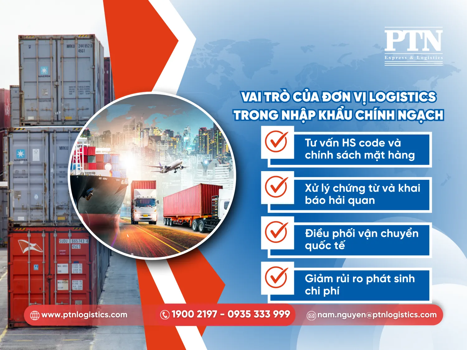 Vai trò của đơn vị logistics trong nhập khẩu chính ngạch