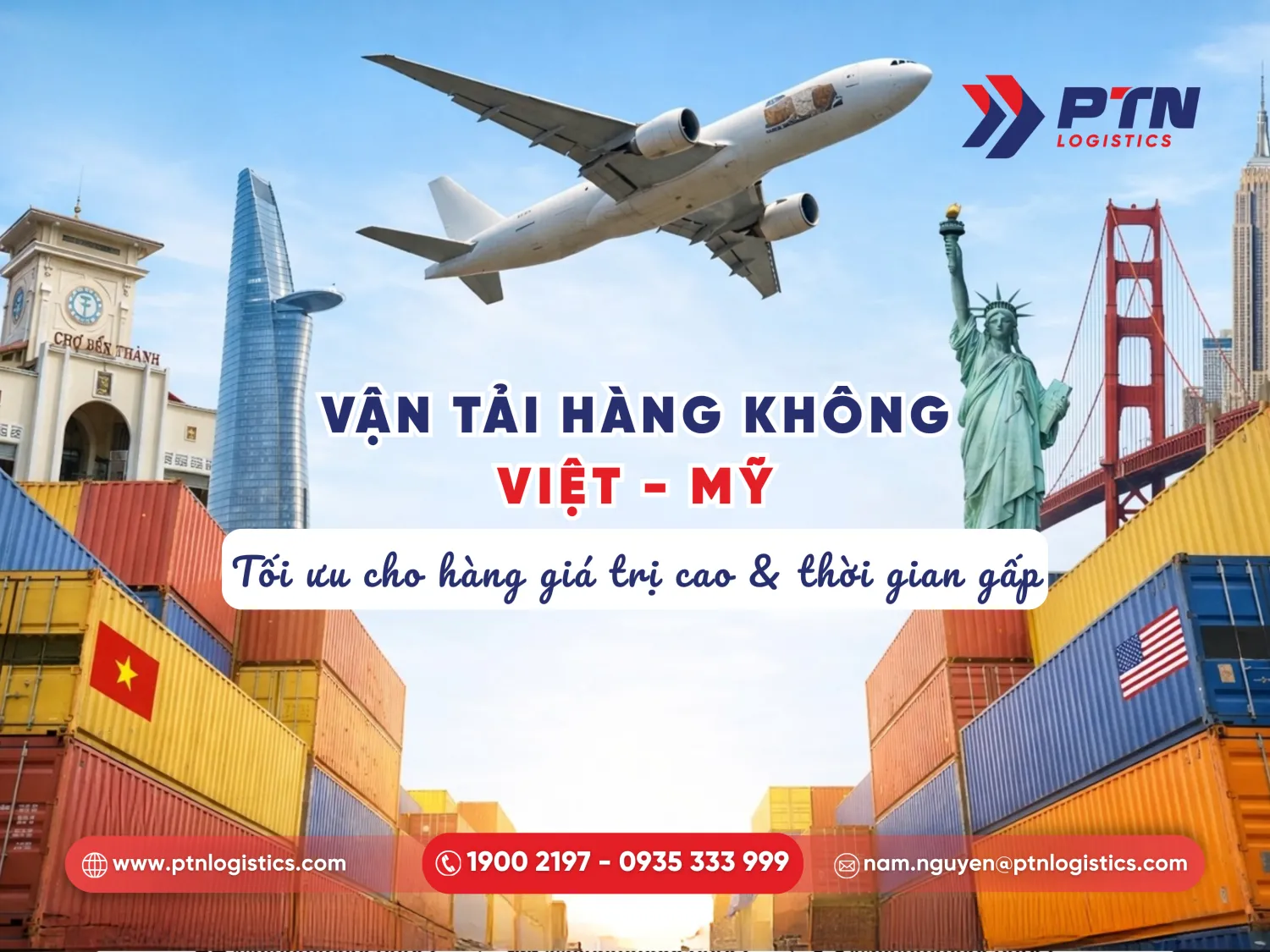 Vai trò quan trọng của tuyến vận tải hàng không Việt Nam - Mỹ
