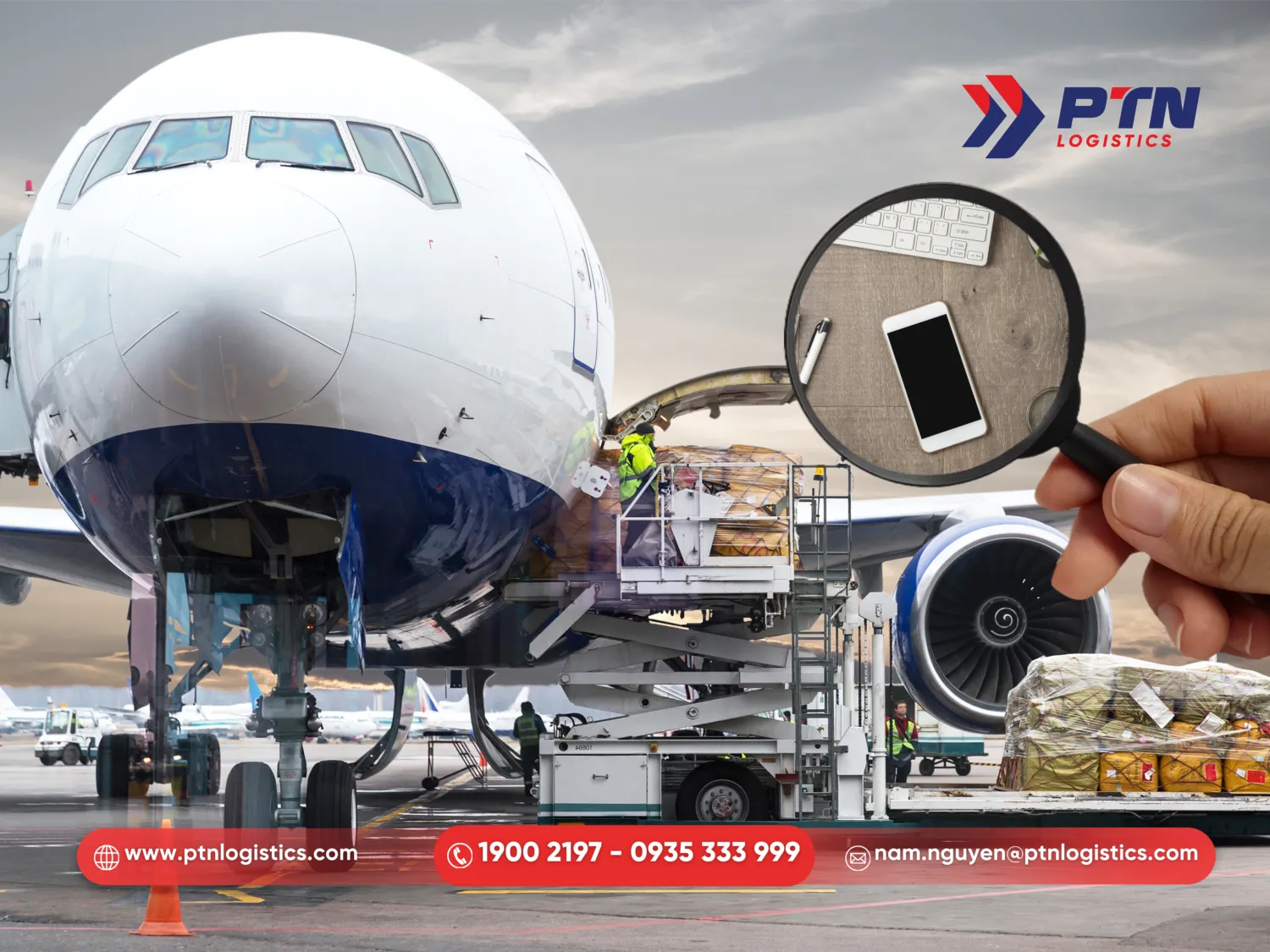 Vận chuyển điện thoại từ Trung Quốc bằng đường hàng không