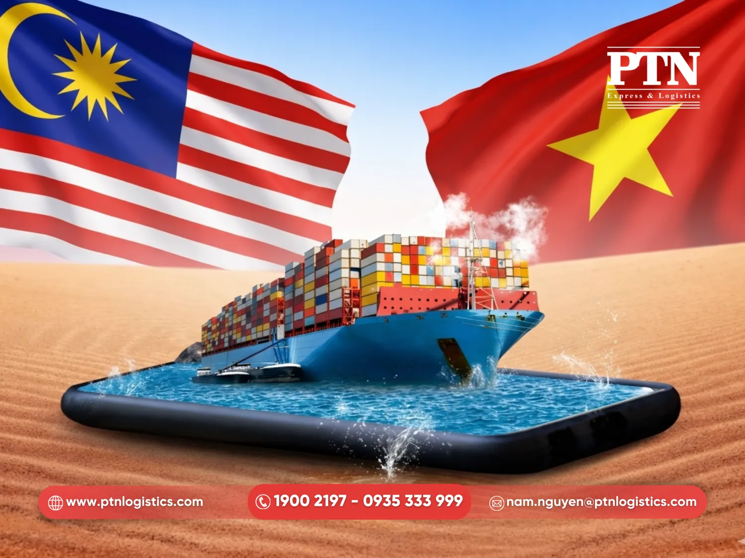 Vận chuyển đường biển từ Malaysia về Việt Nam