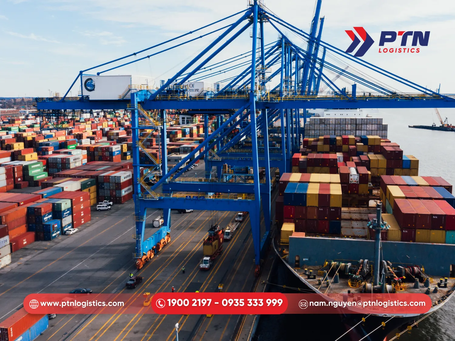 Vận chuyển hàng bằng đường biển đi Mỹ