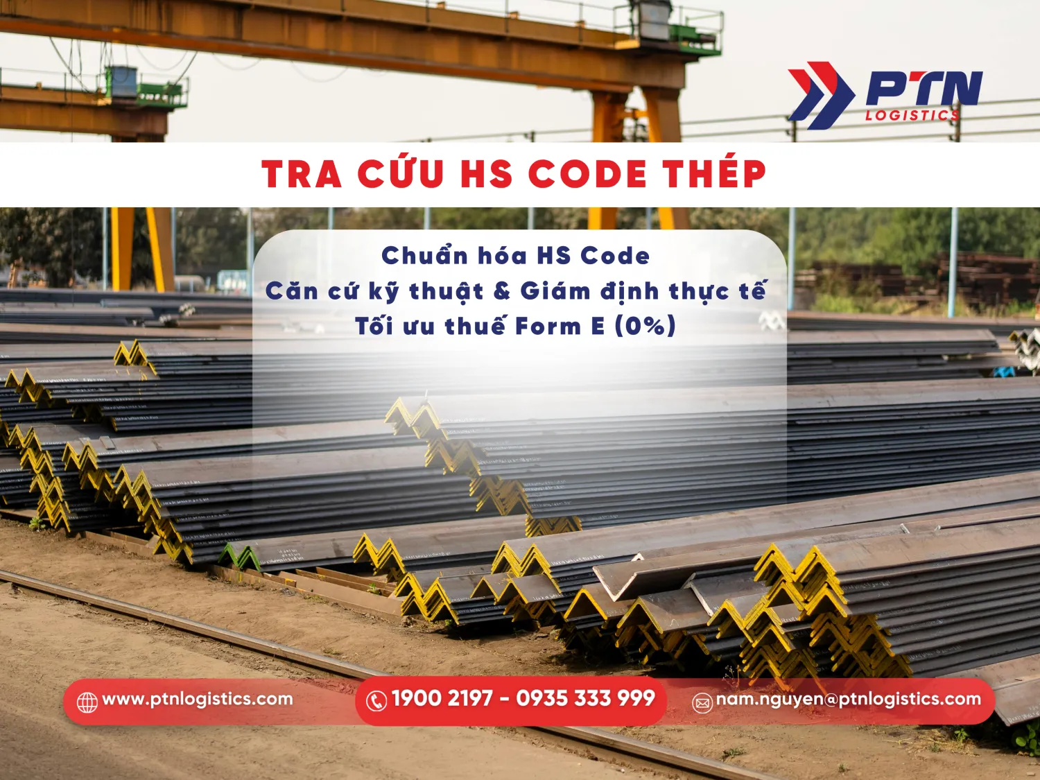 Xác định mã HS Code cho các loại thép phổ biến