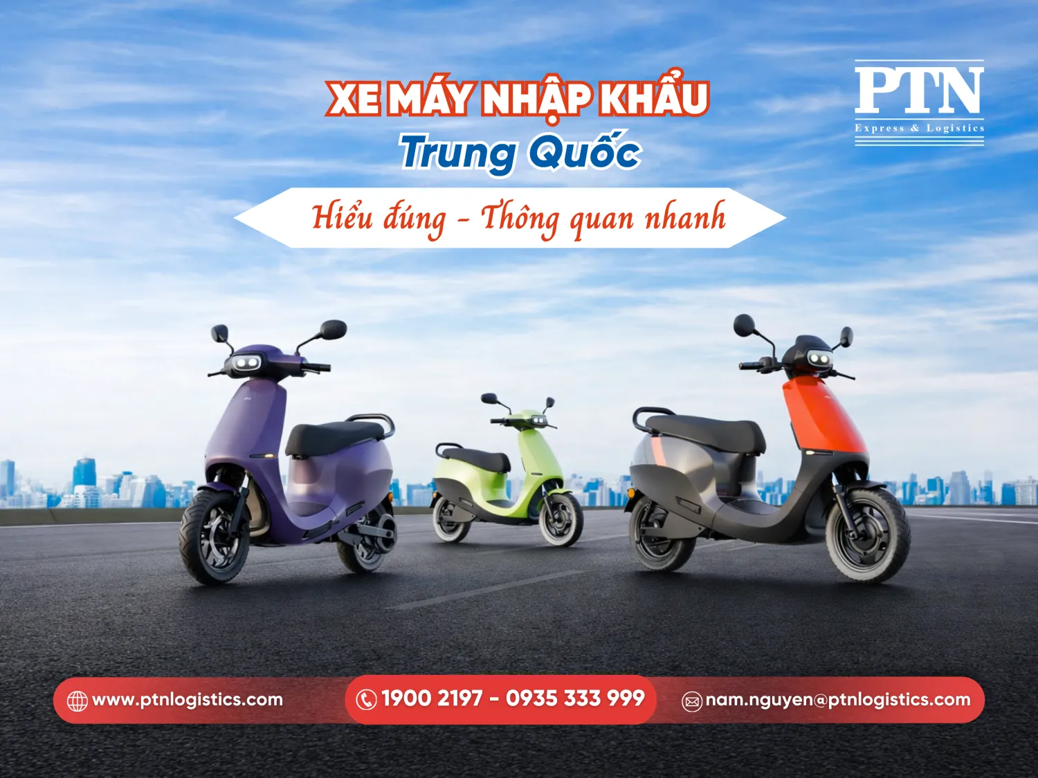 Xe máy nhập khẩu Trung Quốc