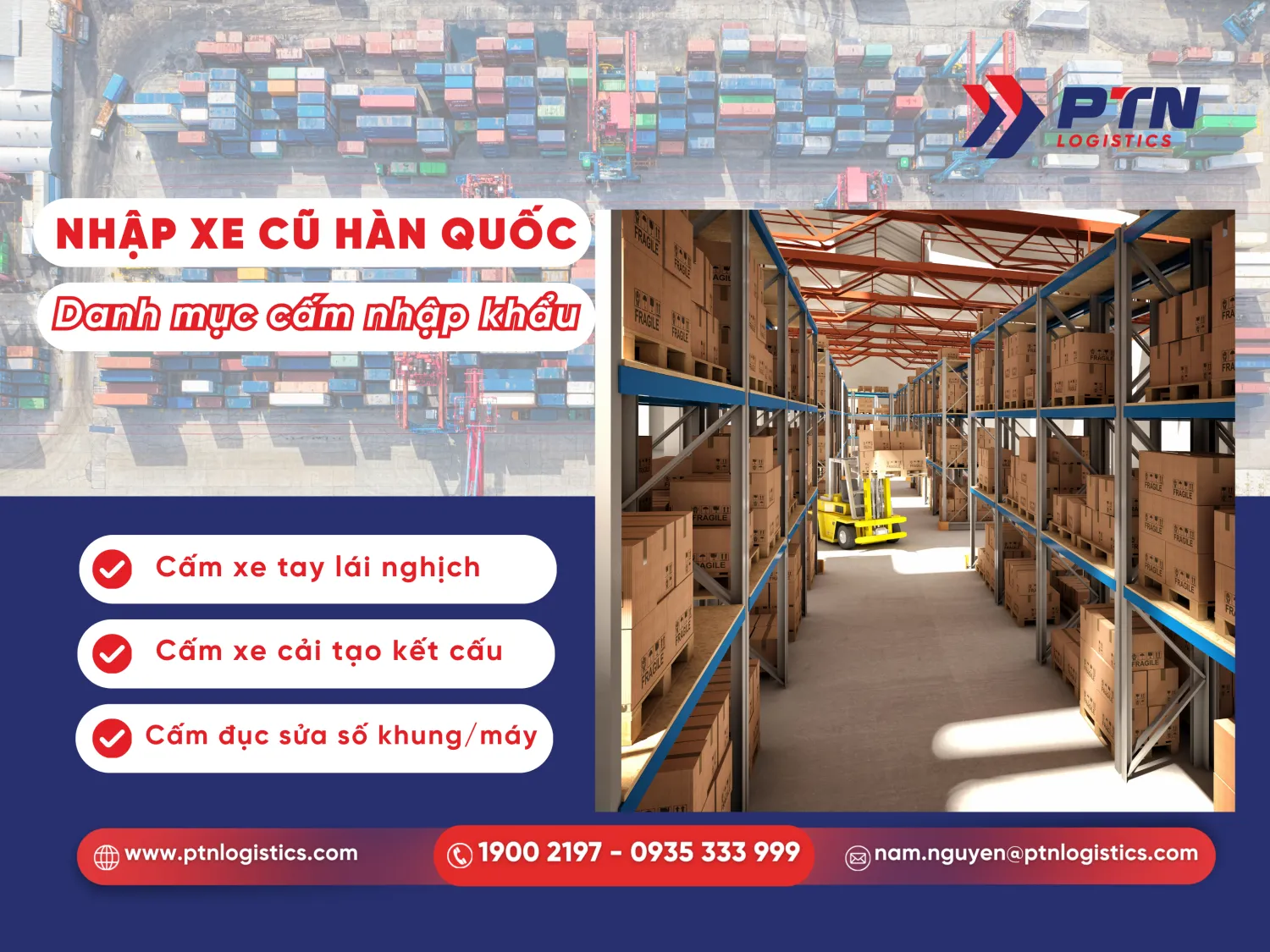 Các loại xe cũ bị cấm nhập khẩu