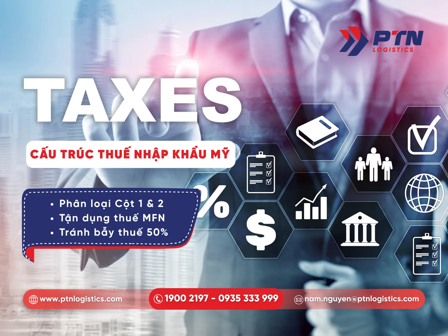 Các thành phần tạo nên thuế nhập khẩu Mỹ