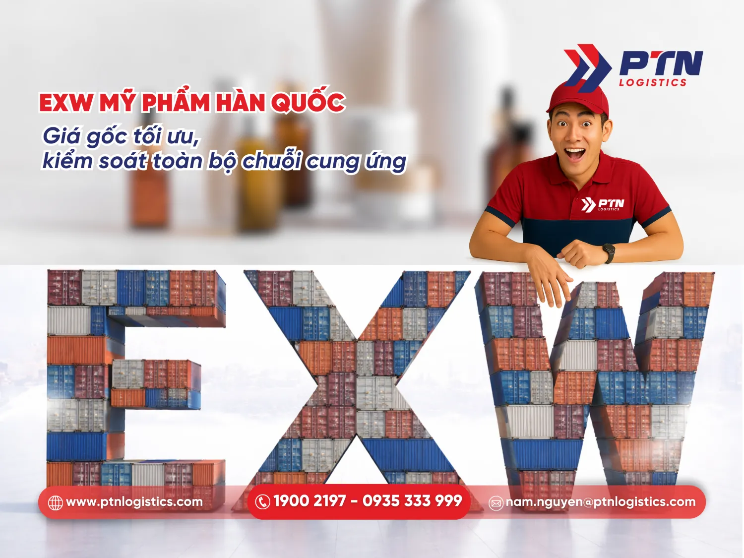 EXW với mỹ phẩm Hàn Quốc