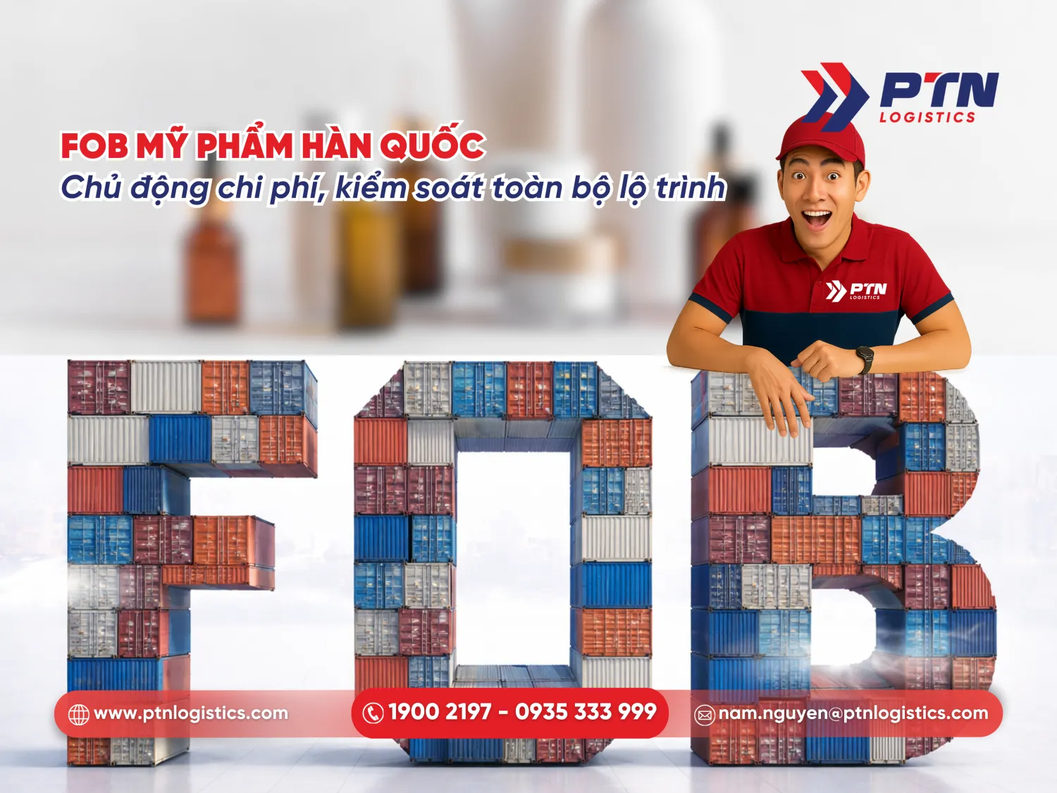 FOB với mỹ phẩm Hàn Quốc