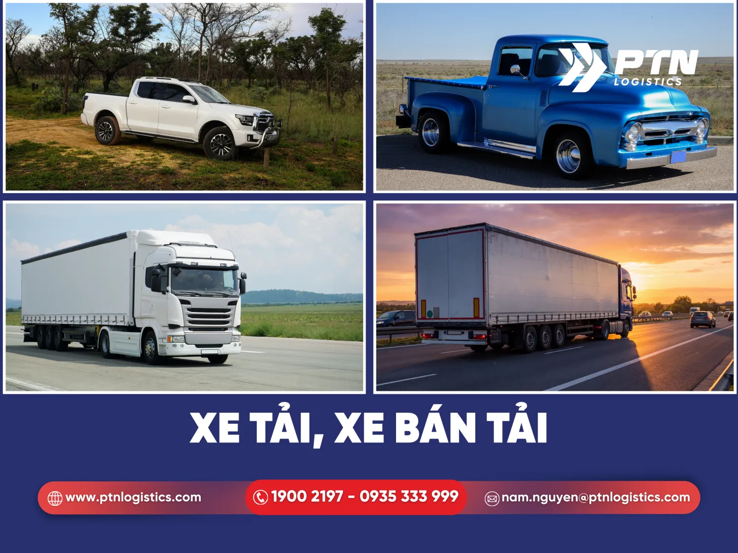 Hình ảnh xe tải, xe bán tải