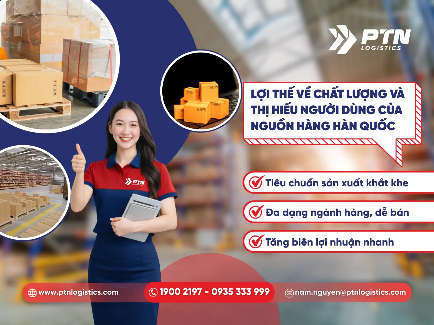 Lợi thế về chất lượng và thị hiếu người dùng về nguồn hàng Hàn Quốc