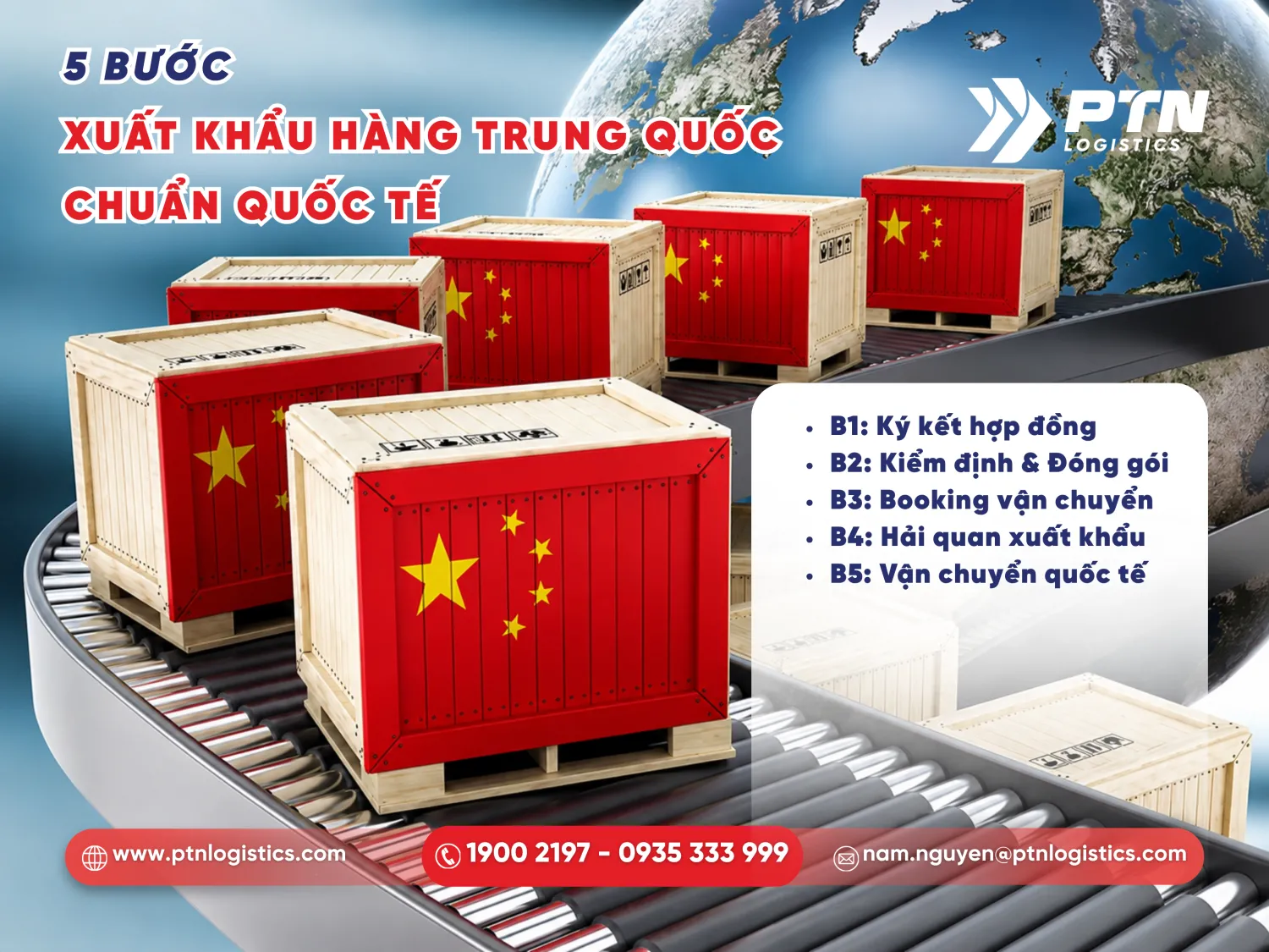 Quy trình xuất khẩu hàng Trung Quốc tiêu chuẩn