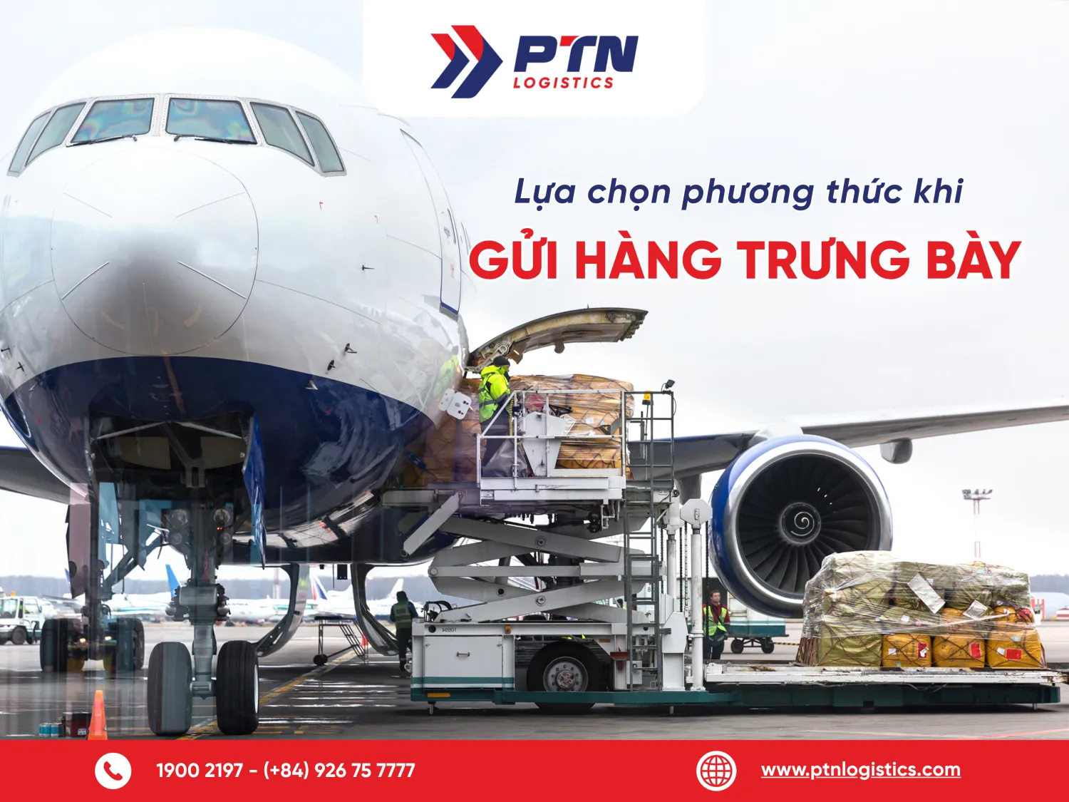 Các phương thức gửi hàng trưng bày