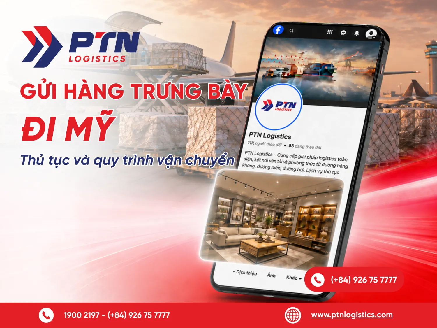Gửi hàng trưng bày