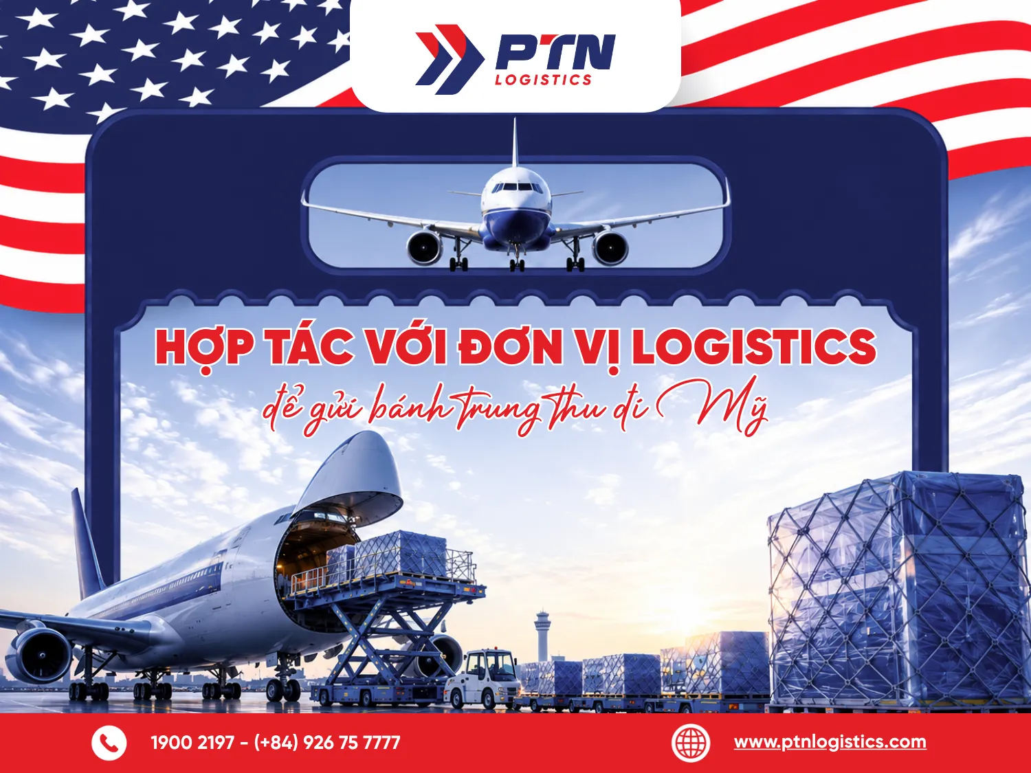 Hợp tác với đơn vị logistics để gửi bánh trung thu đi Mỹ