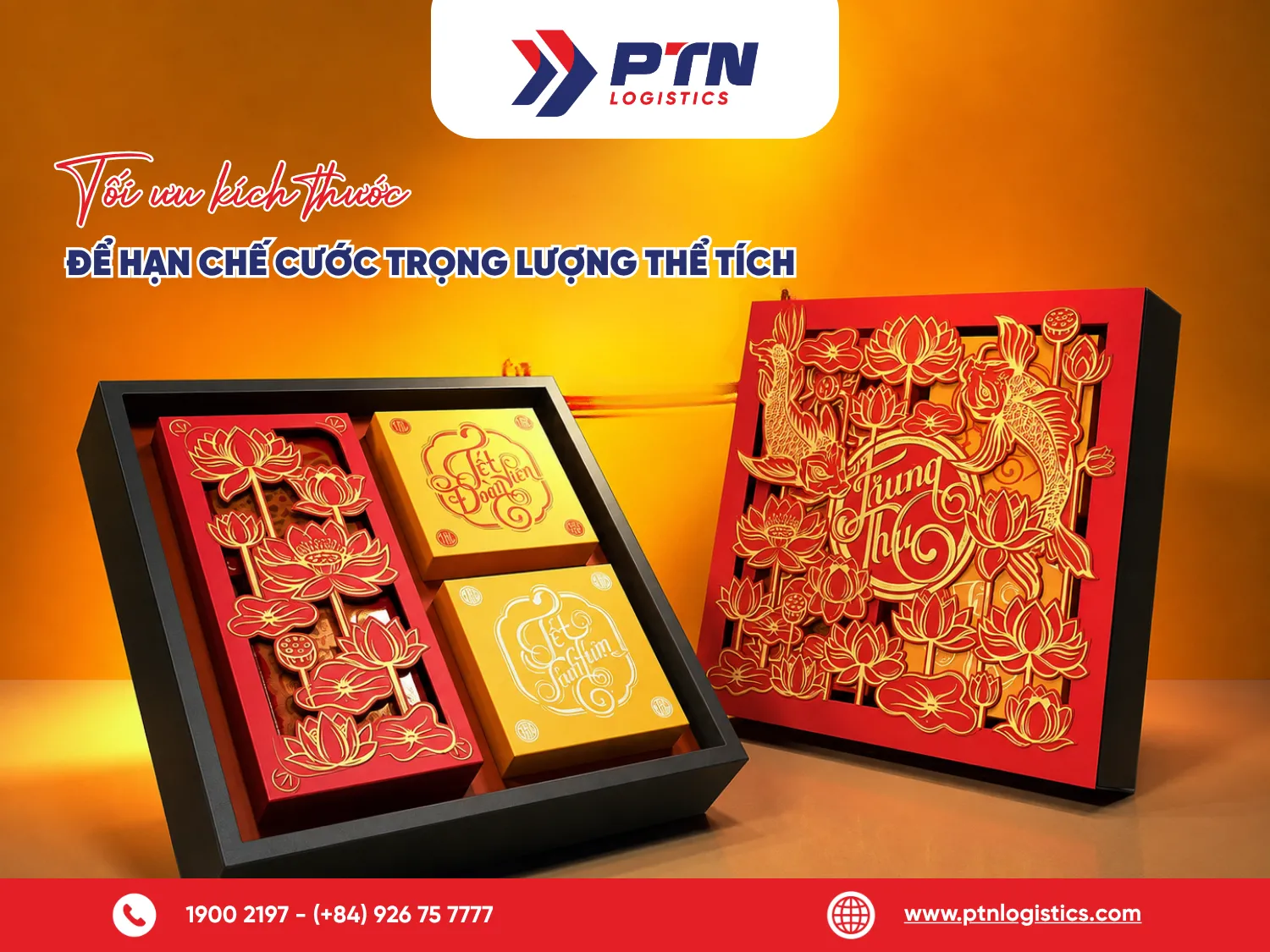 Tối ưu kích thước để hạn chế về cước trọng lượng thể tích