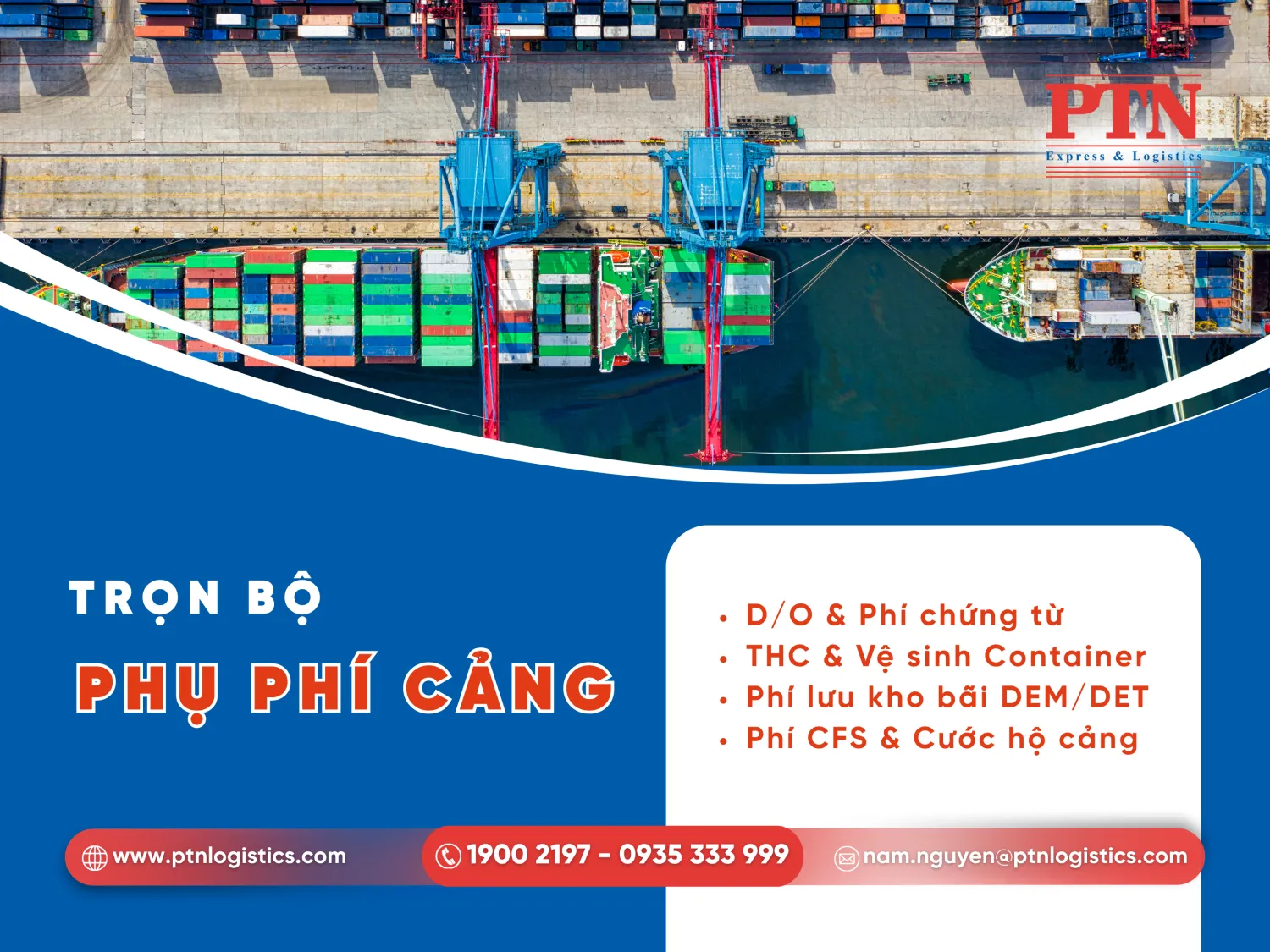Các phụ phí tại cảng