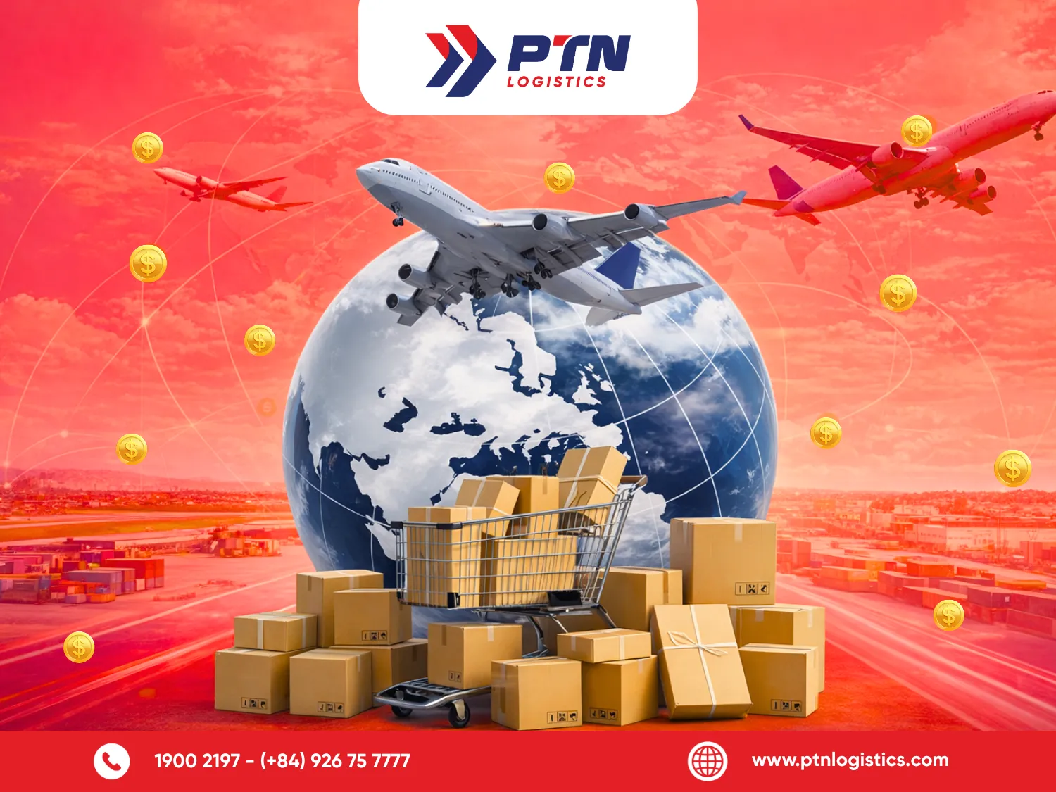 Cấu trúc cước phí của một dịch vụ chuyển phát nhanh quốc tế