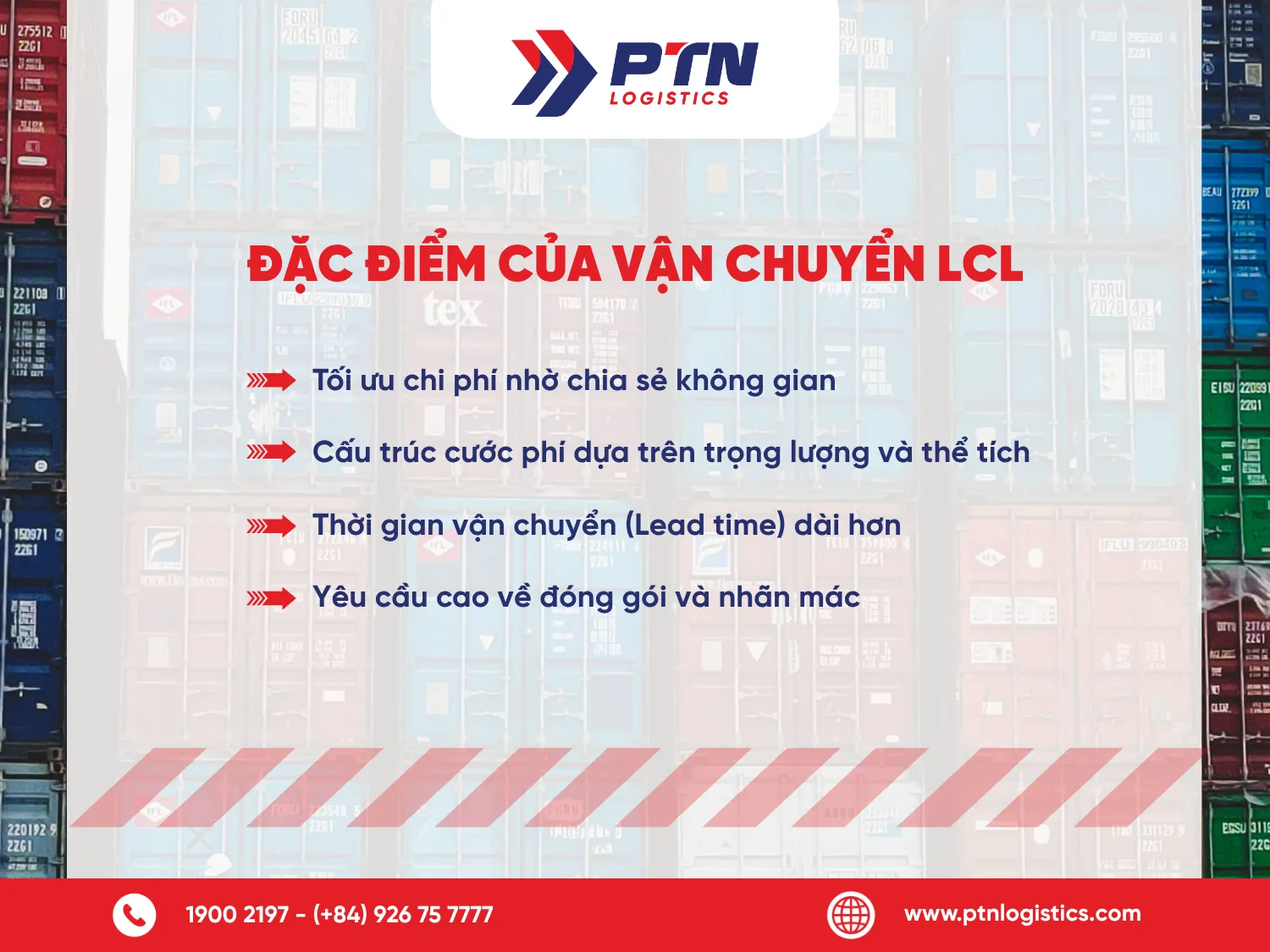 Đặc điểm của vận chuyển LCL