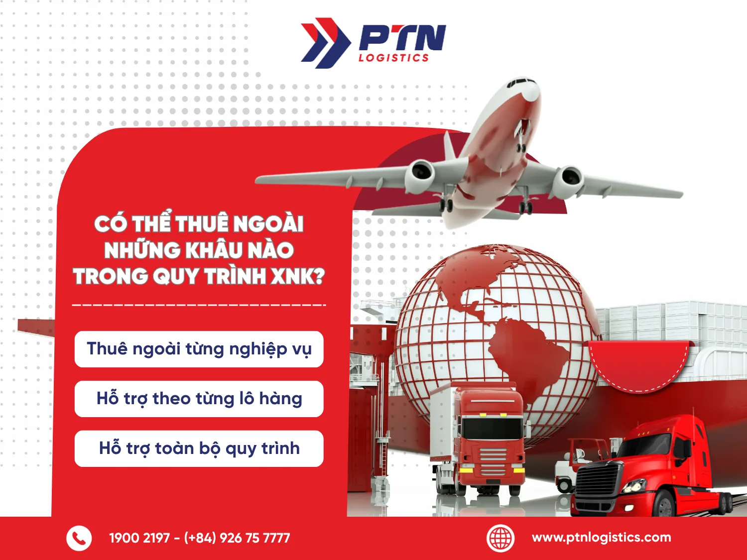 Doanh nghiệp có thể thuê ngoài những khâu nào trong quy trình xuất nhập khẩu