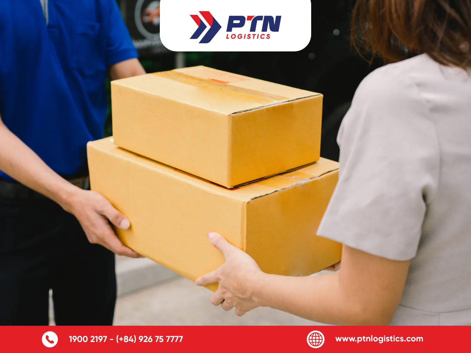 Giao hàng đến tay người nhận tại nước đến
