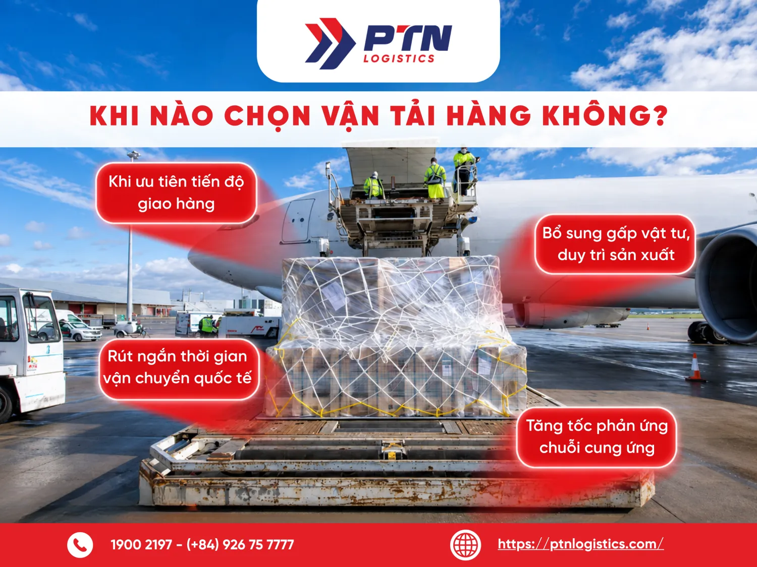 Khi nào doanh nghiệp nên lựa chọn vận tải hàng không