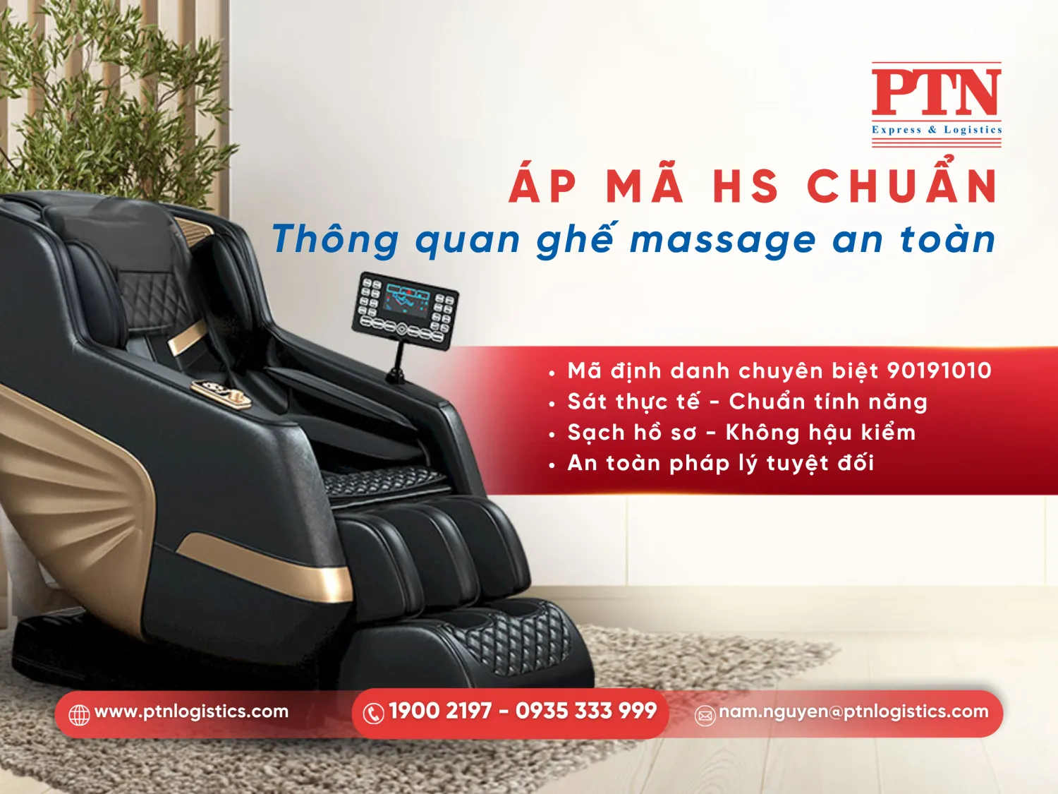 Mã HS Code ghế massage 