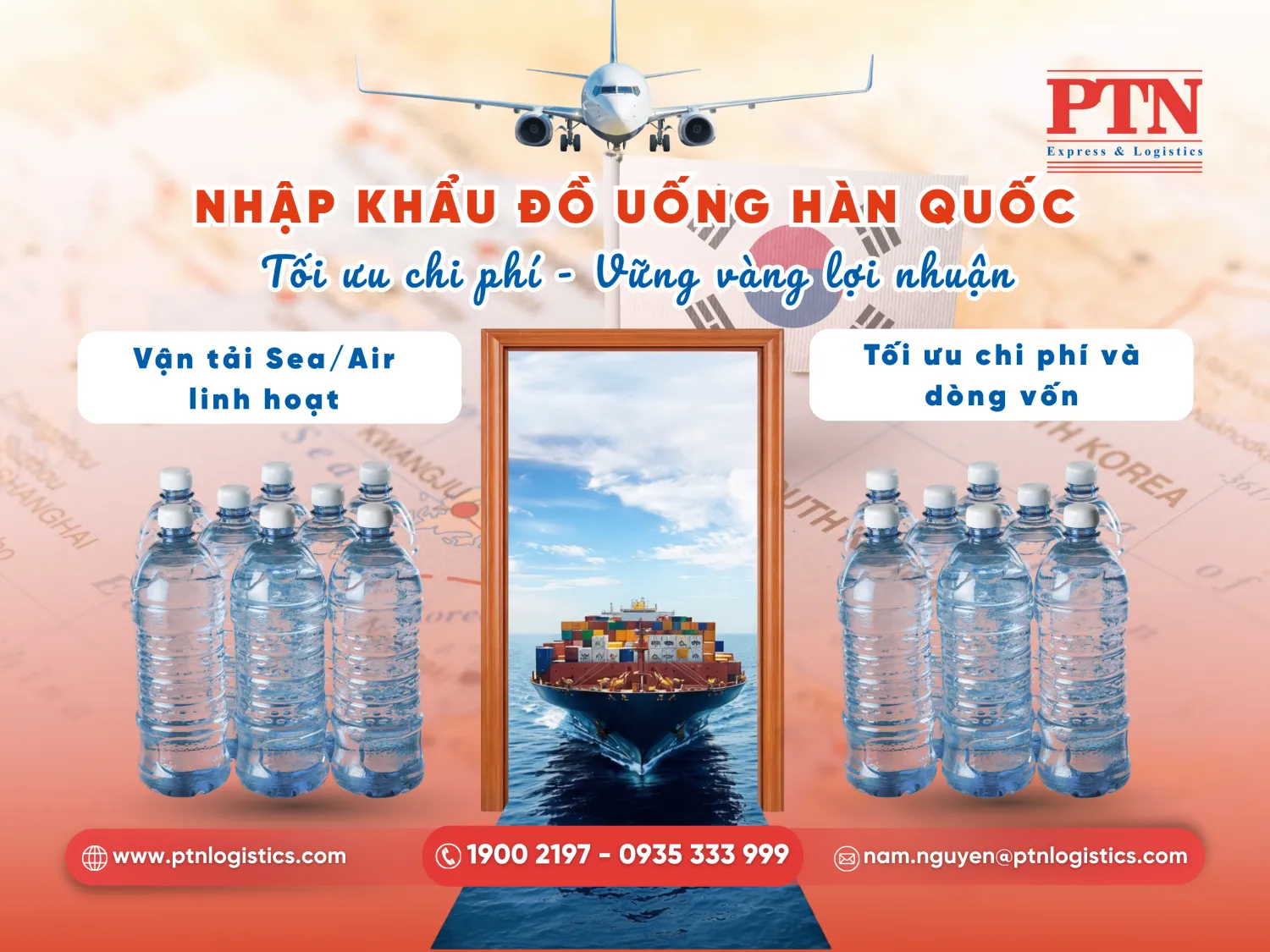 Nước uống Hàn Quốc nhập khẩu