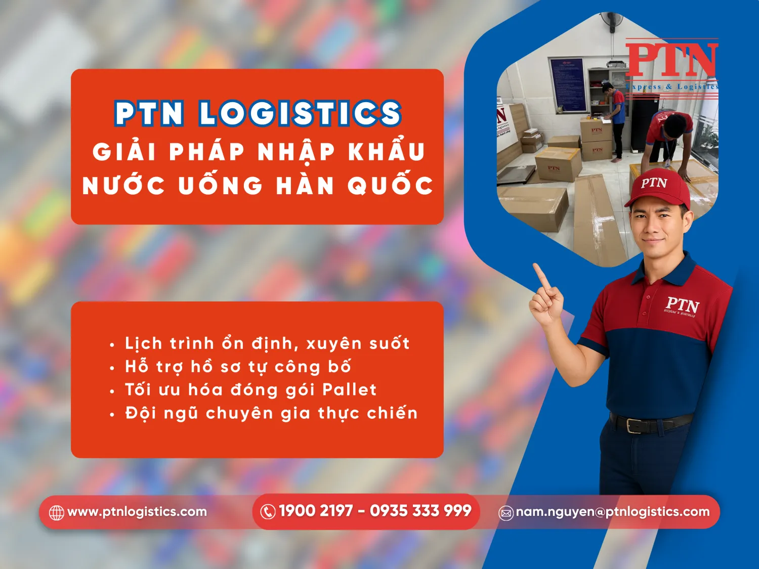 PTN Logistics giúp tiết kiệm chi phí vận chuyển
