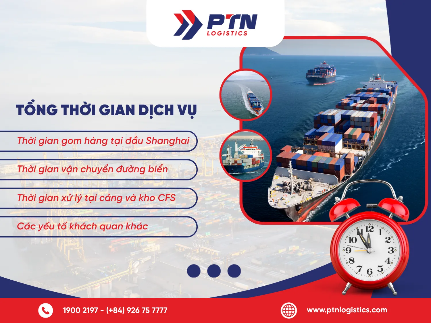 Thời gian vận chuyển sea LCL từ Shanghai về Việt Nam
