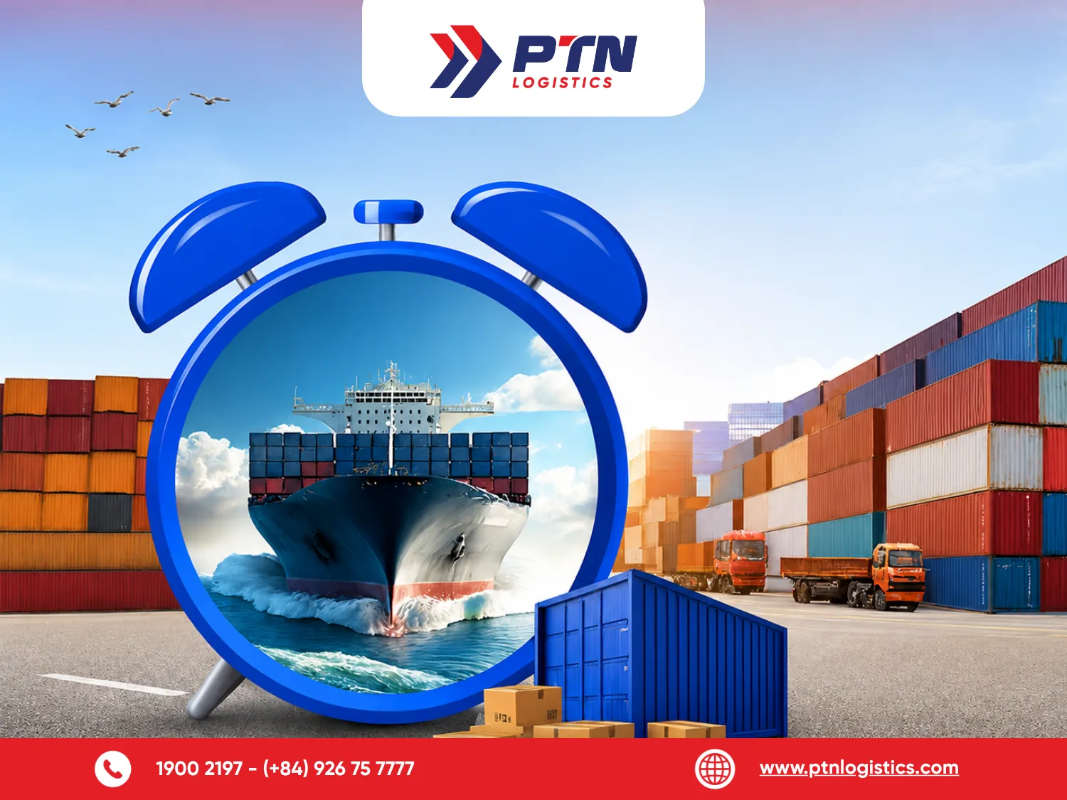 Thời gian vận tải đường biển được tính như thế nào?