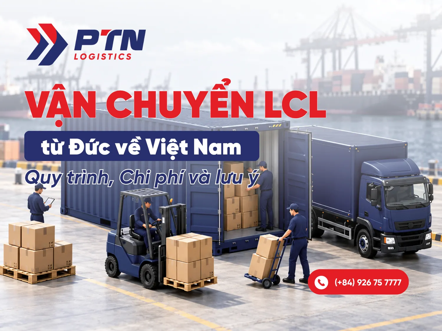 Vận chuyển LCL từ Đức về Việt Nam