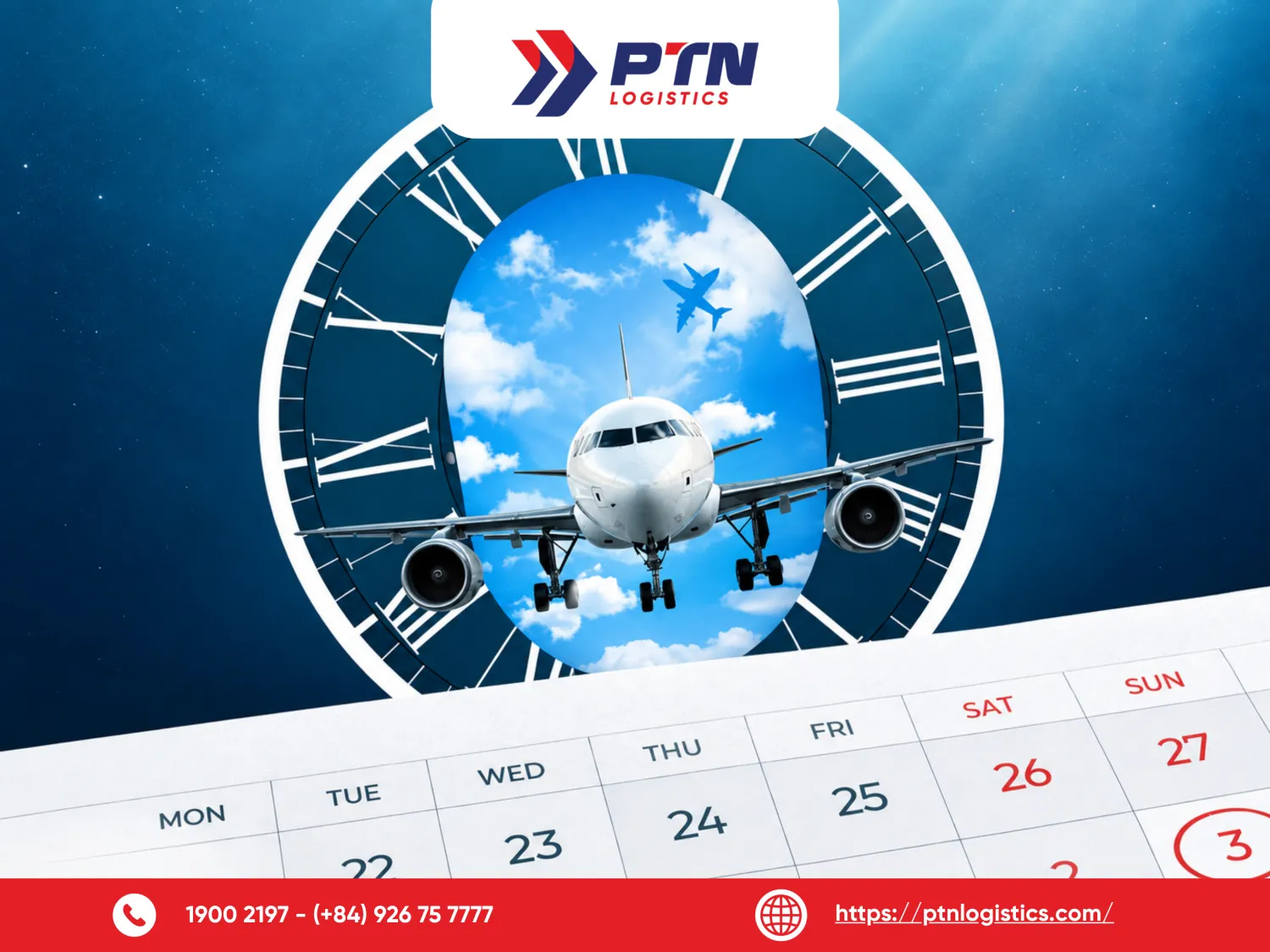 Yếu tố ảnh hưởng đến thời gian vận chuyển hàng không