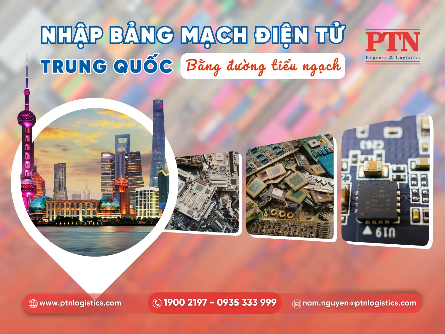 Bảng mạch điện tử Trung Quốc nhập qua tiểu ngạch