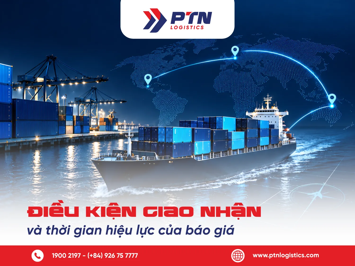 Điều kiện giao nhận và thời gian hiệu lực của báo giá
