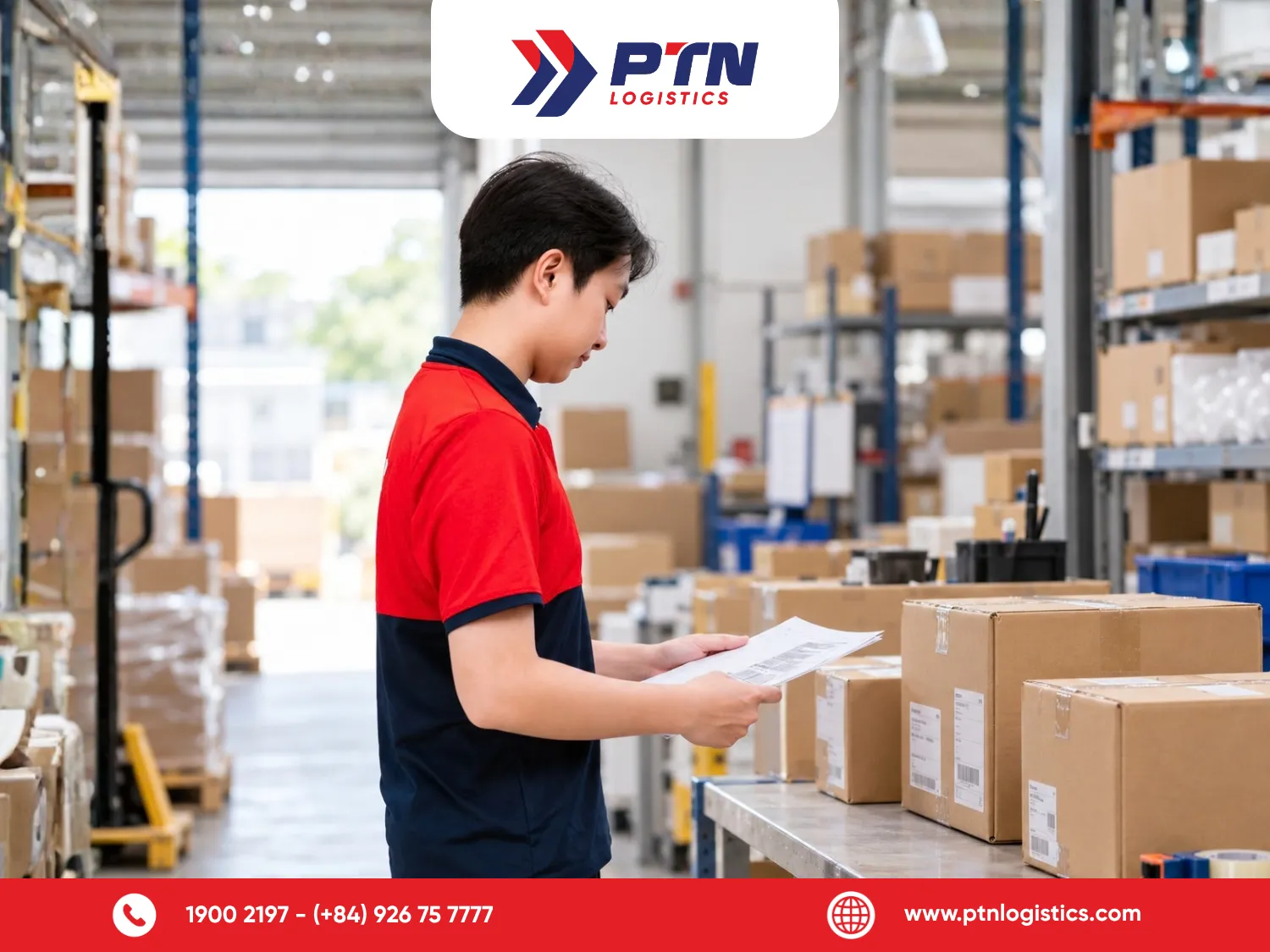 Ghi nhận thông tin trên từng kiện hàng