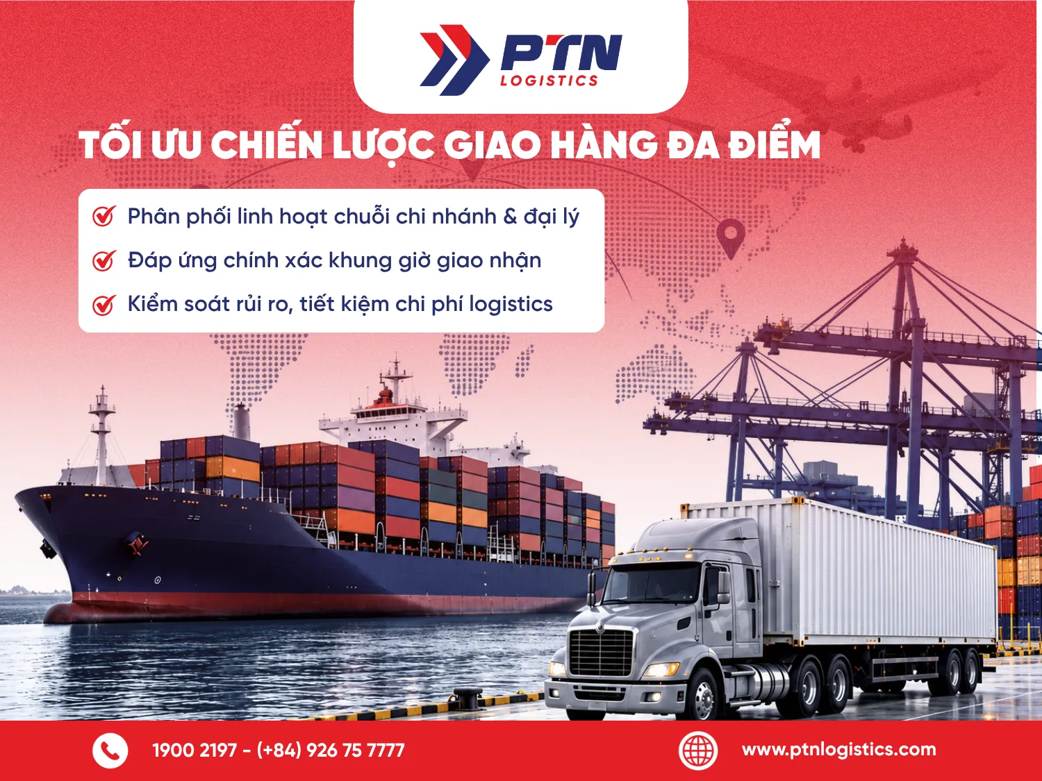 Khi nào doanh nghiệp cần tổ chức một lô hàng giao đến nhiều điểm