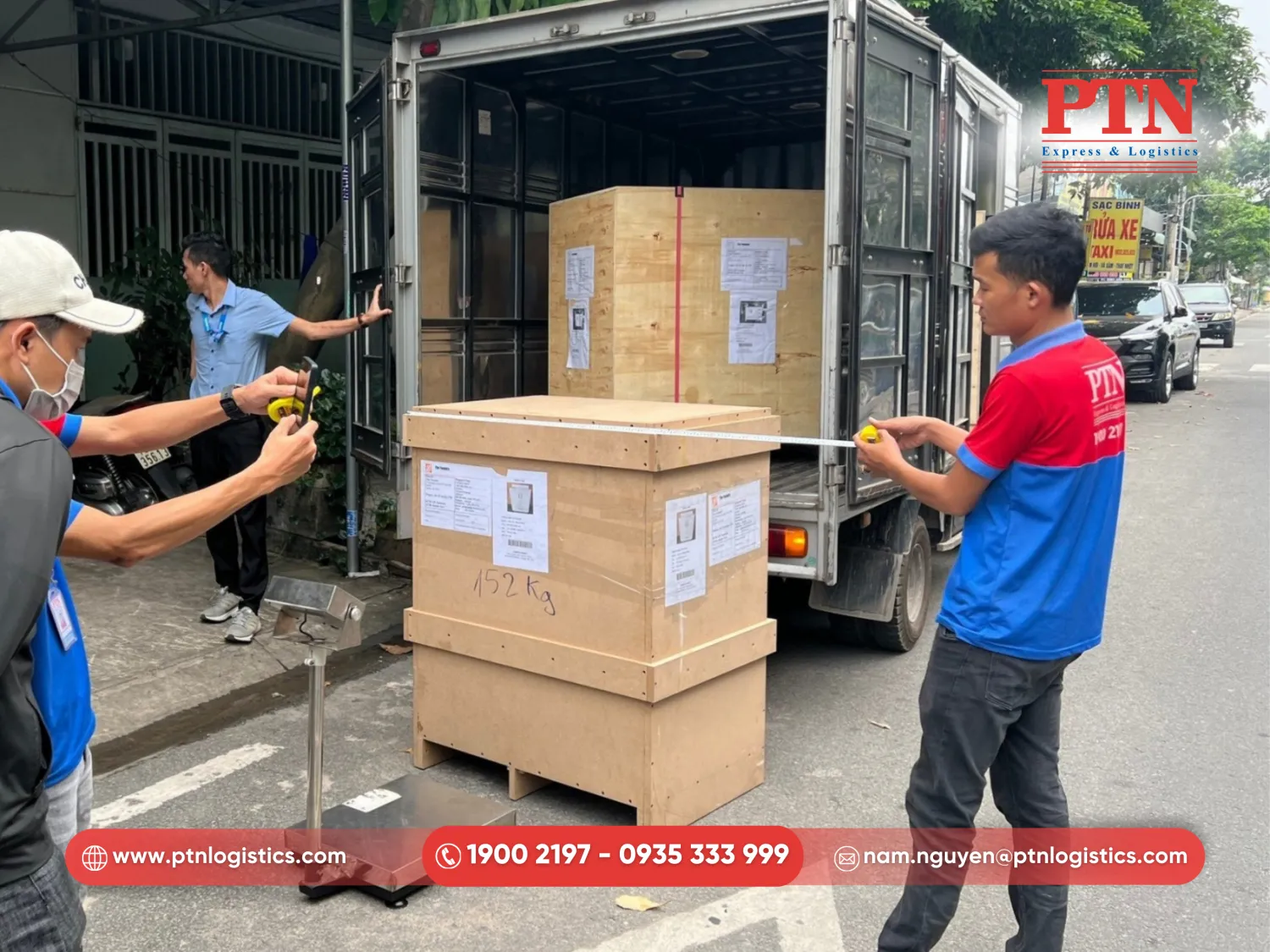 Nhận hàng cân đo thực tế