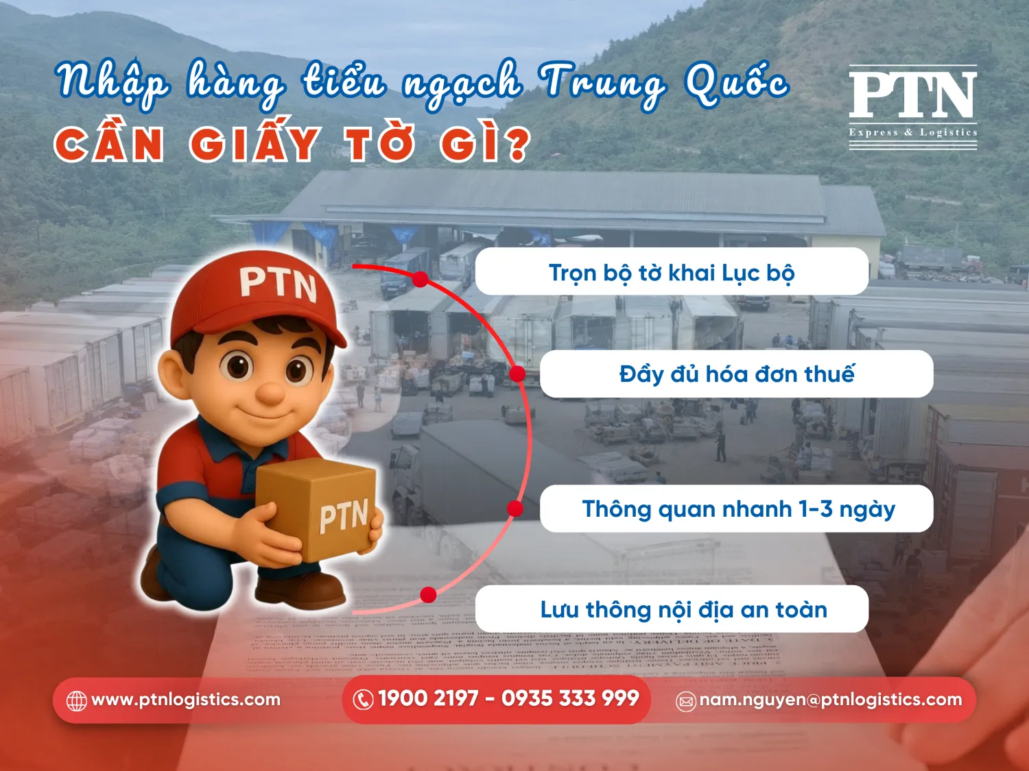 Nhập hàng Trung Quốc tiểu ngạch cần giấy tờ gì?