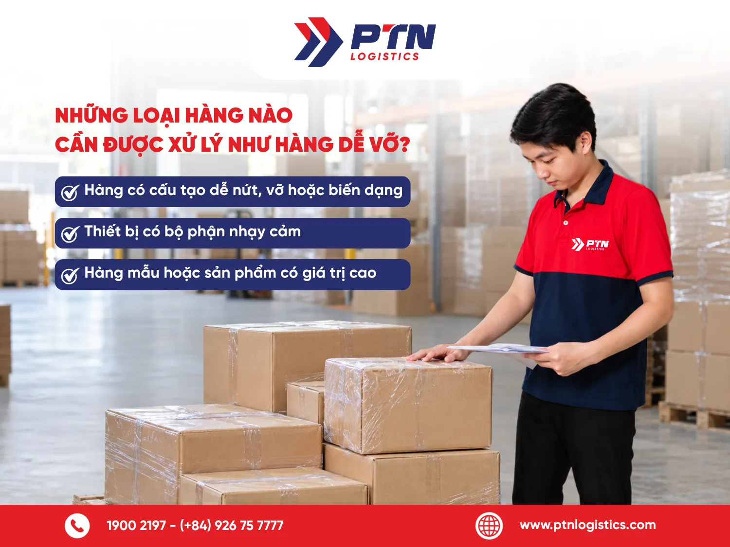 Những loại hàng nào cần được xử lý như hàng dễ vỡ?
