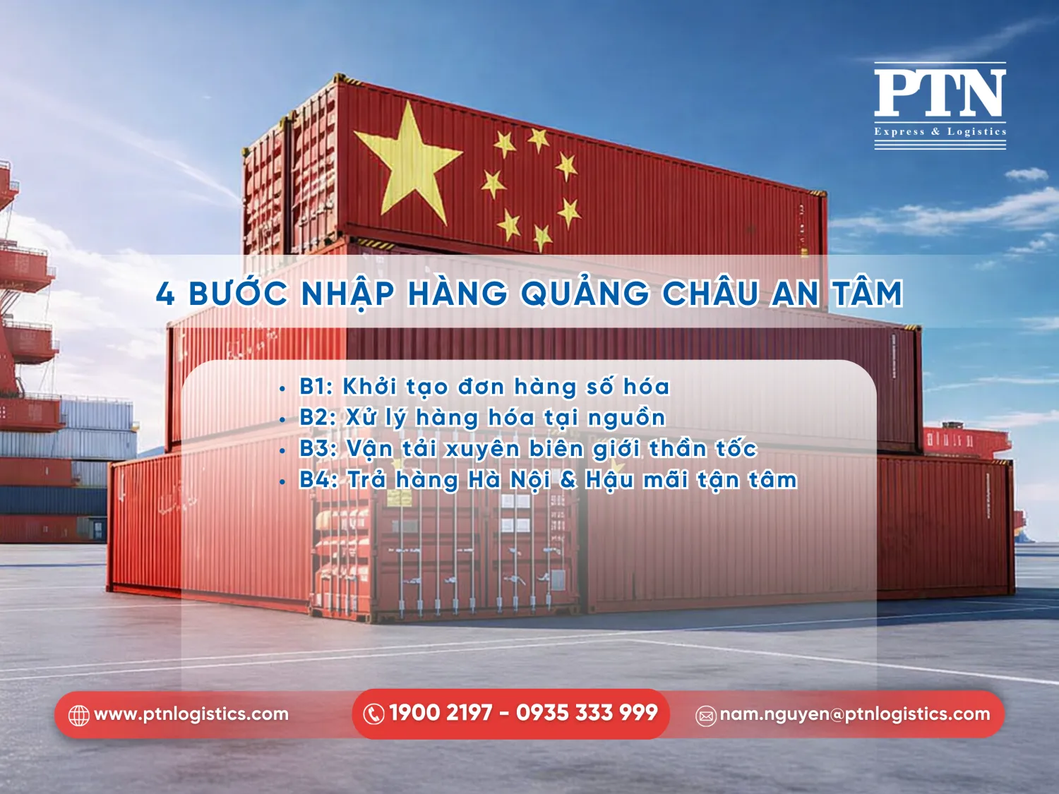 Quy trình tiếp nhận và vận chuyển hàng hóa chuyên nghiệp