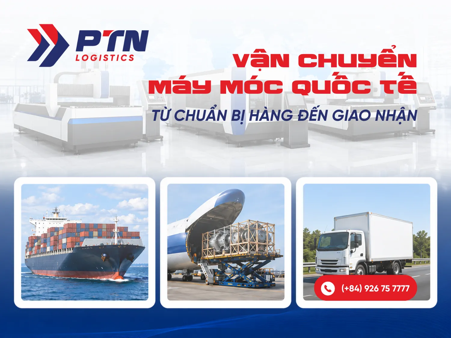 Vận chuyển máy móc thiết bị