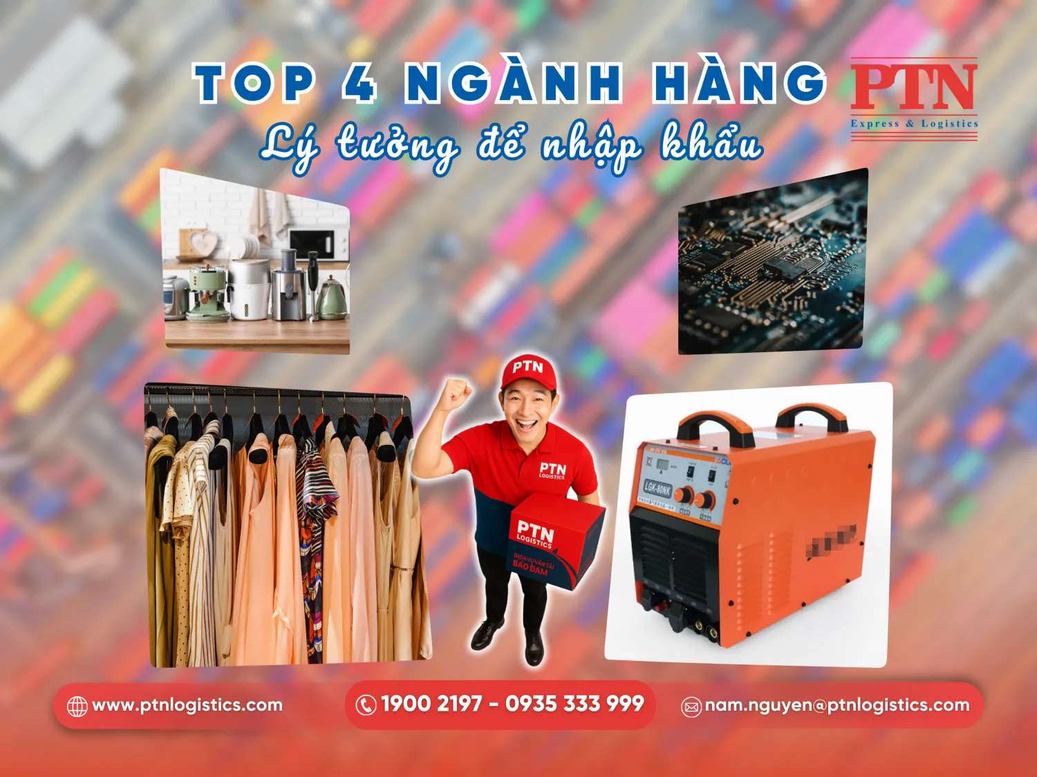 Các nhóm hàng lý tưởng để nhập từ Trung Quốc