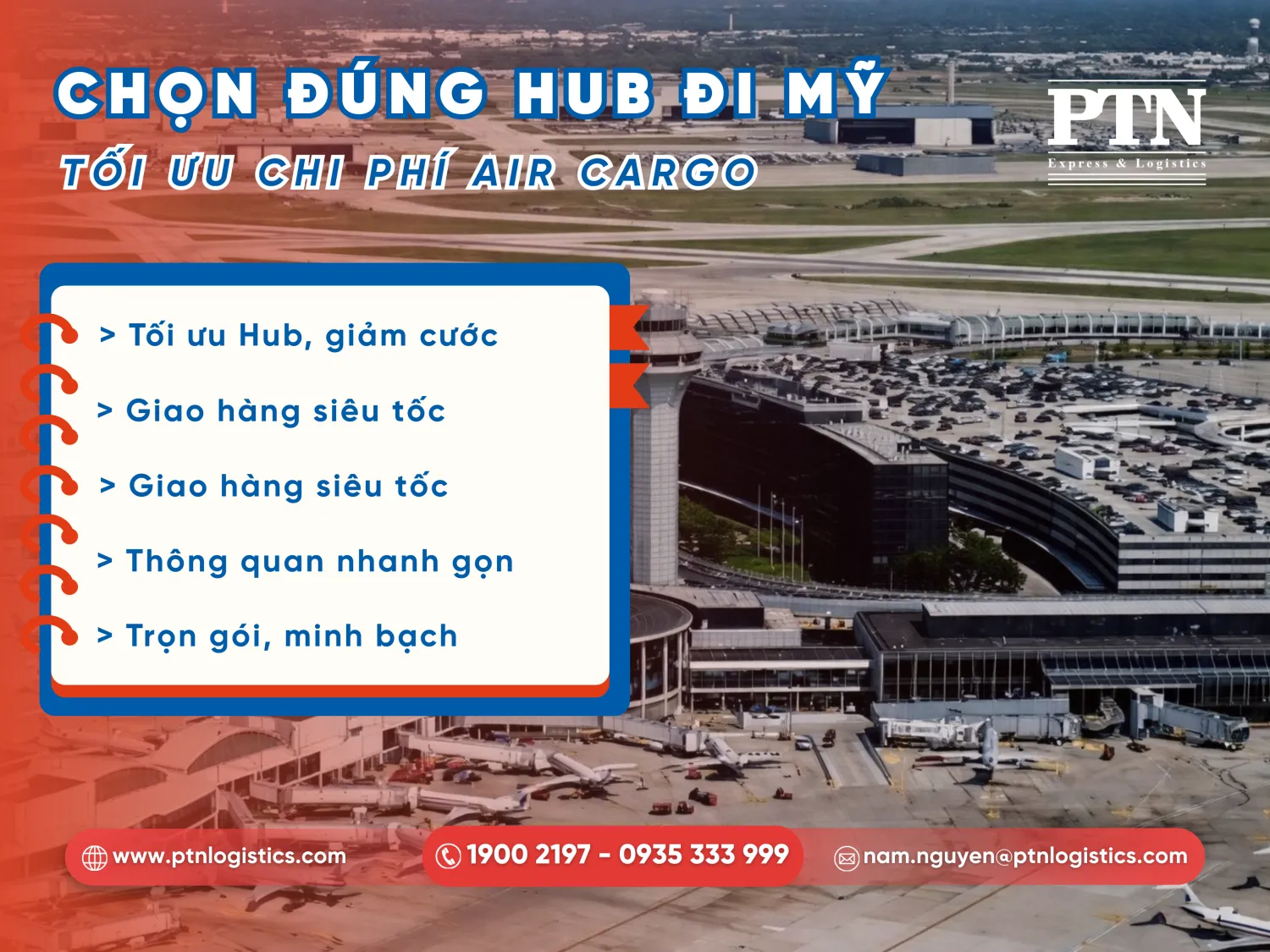 Tầm quan trọng của việc xác định sân bay đến 