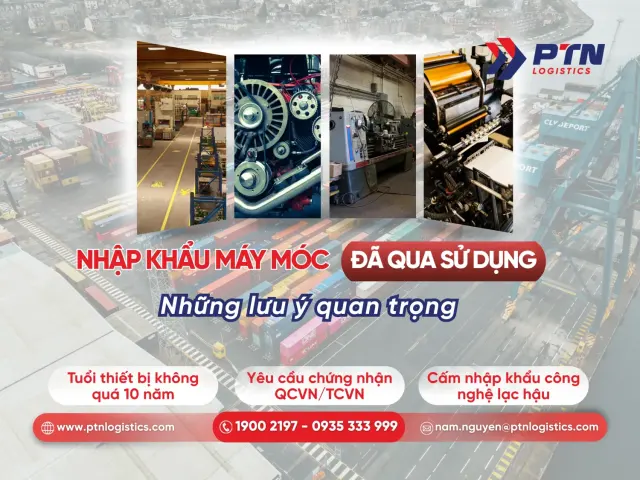 Nhập khẩu máy móc đã qua sử dụng