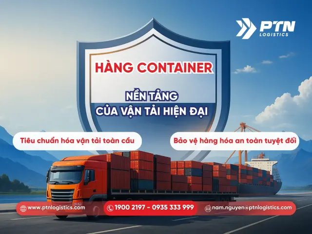 Hàng container là gì: Nền tảng của vận tải