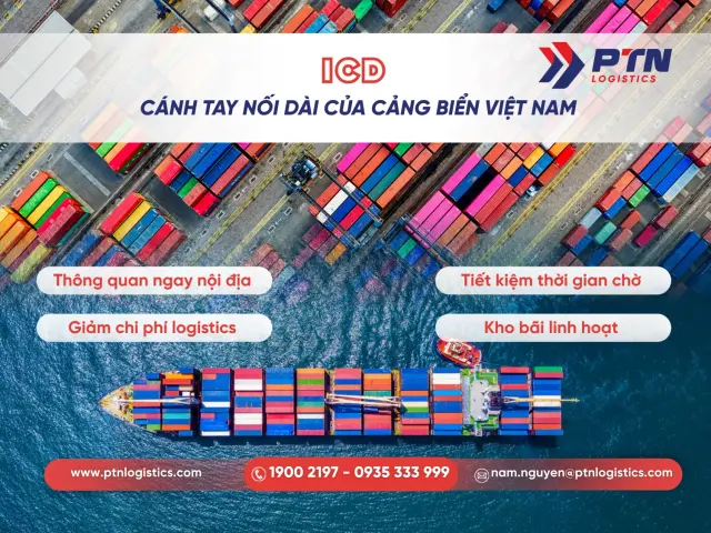 ICD là gì? Cánh tay nối dài của cảng biển Việt Nam