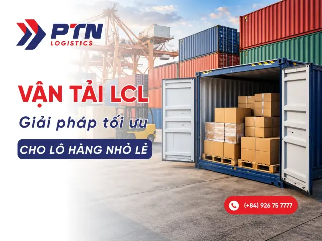 Phương thức vận tải LCL đường biển