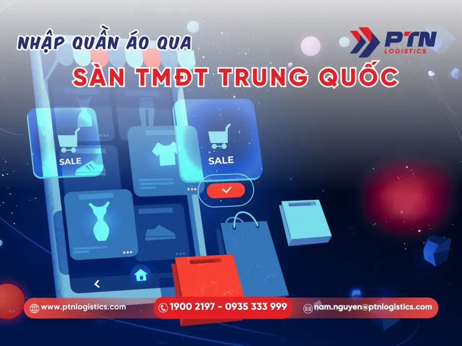 Phương thức đặt hàng quần áo qua sàn thương mại điện tử