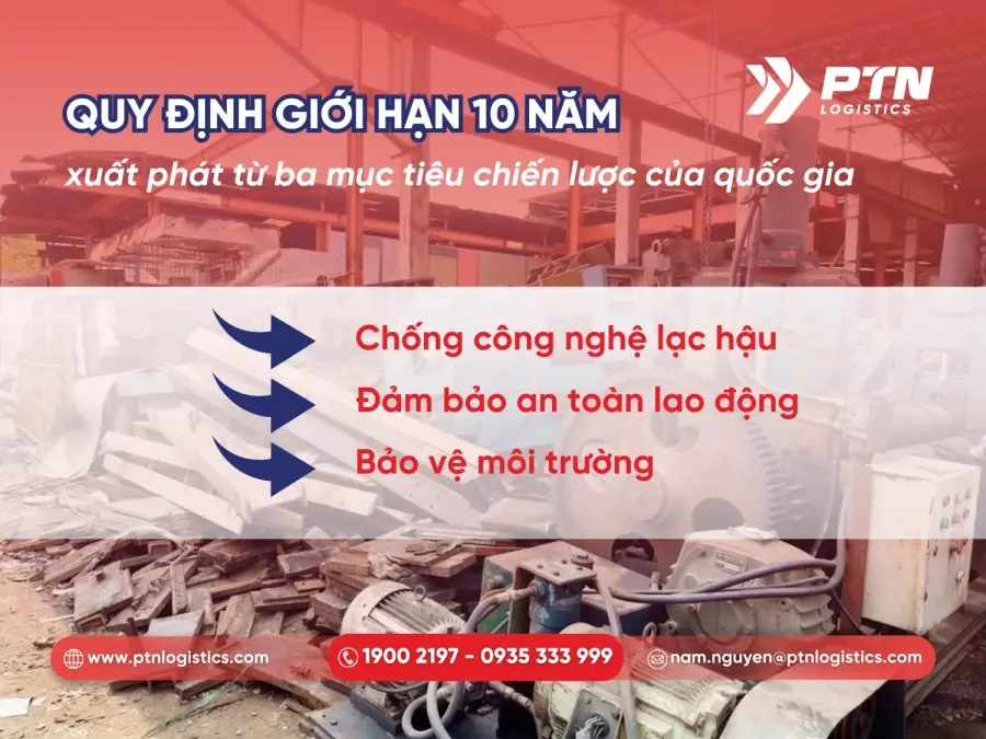 Quy định giới hạn 10 năm xuất phát từ 3 mục tiêu chiến lược quốc gia