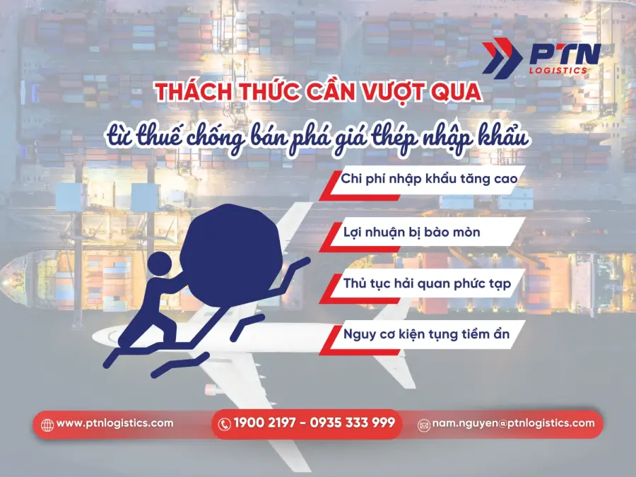 Các thách thức cần vượt qua từ thuế chống bán phá giá thép nhập khẩu